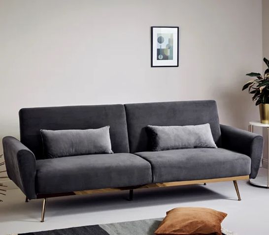 BOXED DESIGNER CHILLAX 3 SEATER CLIC CLAC SOFA BED (1 BOX)