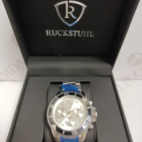 RUCKSTUHL CHRONOGRAPH STYLE BRACELET STRAP WRISTWATCH