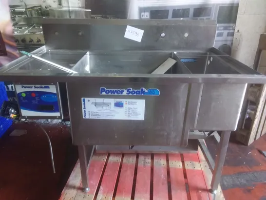 POWER SOAK COMMERCIAL WASHING STATION 