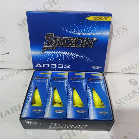 SRIXON AD333 TOUR YELLOW GOLF BALLS