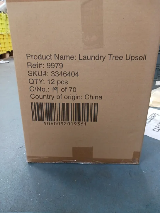 BOX OF APPROX 12 ASSORTED LAUNDRY TREE UPSELLS 