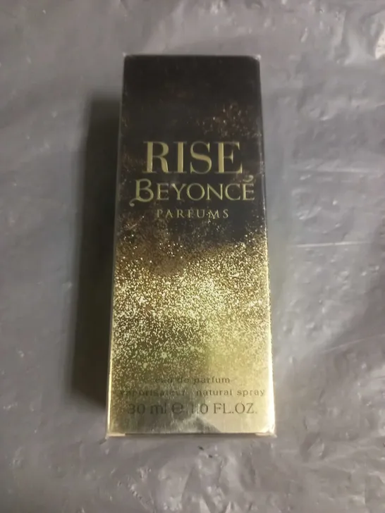 BOXED AND SEALED RISE, BEYONCE PARFUMS EAU DE PARFUM 30ML