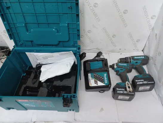 MAKITA 18V LXT COMBI DRILL & IMPACT DRIVER SET RRP £379.99