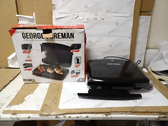 GEORGE FOREMAN MEDIUM REMOVABLE PLATES GRILL, BLACK [24330]