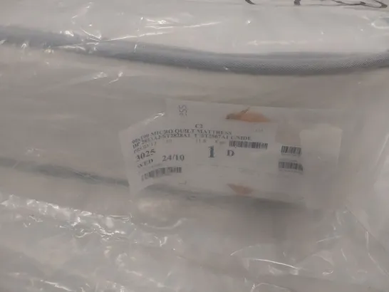 QUALITY BAGGED LAYEZEE 3' MICRO QUILT MATTRESS 