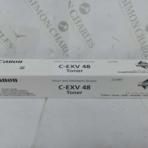 BOXED AND SEALED CANON C-EXV 48 TONER - YELLOW