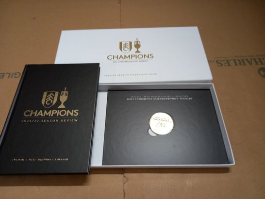 BOXED CHAMPIONS 22/23 SEASONS TICKET GIFT PACK