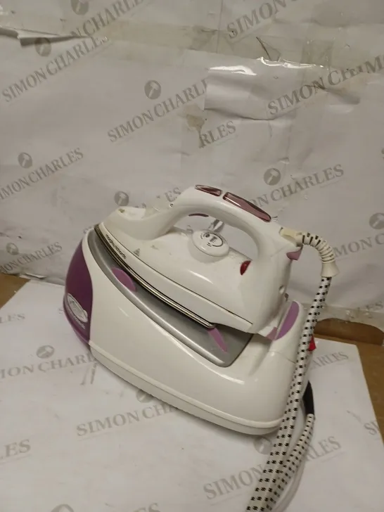 MORPHY RICHARDS JET STEAM GENERATOR IRON PINK/WHITE