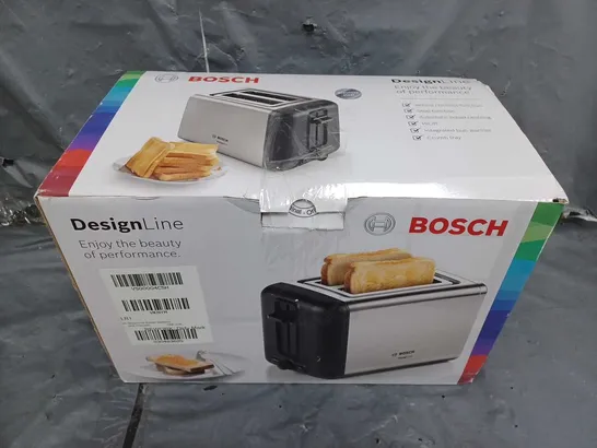 BOSCH DESIGN LINE TOASTER STAINLESS RRP £35