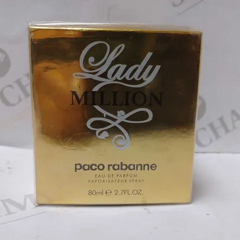 PACO RABANNE LADY MILLION EAU DE PARFUM 80ML 