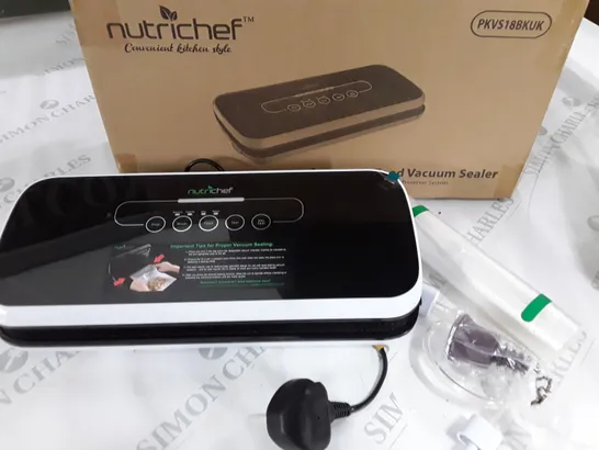 BOXED NUTRICHEF AUTOMATIC FOOD VACUUM SEALER