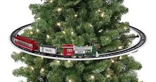 MR CHRISTMAS TRAIN AROUND THE TREE