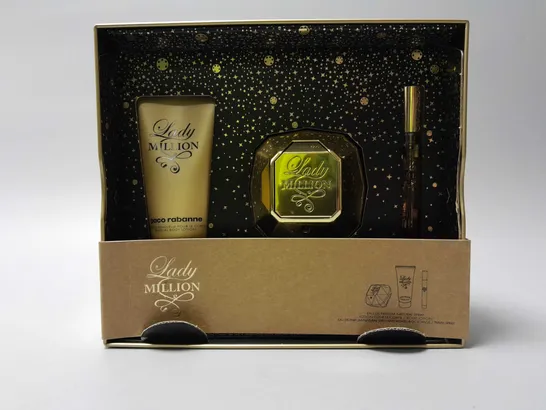 BOXED RABANNE LADY MILLION SET