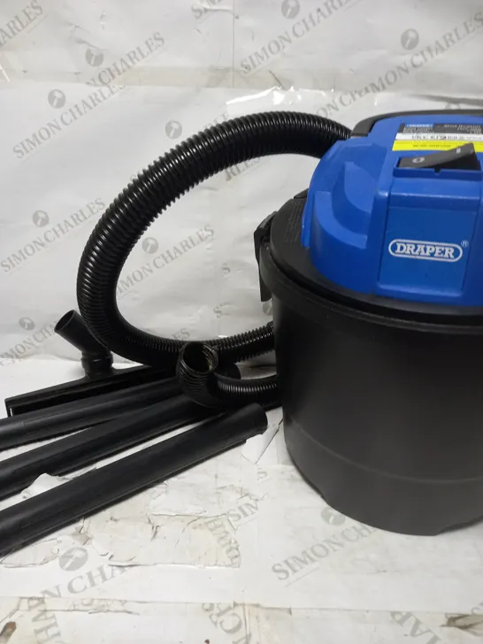 DRAPER 90107 230V 1250W 15L WET AND DRY VACUUM CLEANER