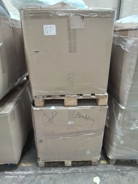 PALLET CONTAINING VARIOUS PILLOWS, BODY PILLOWS AND BEDDING ETC.