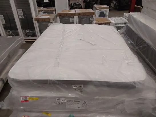 QUALITY BAGGED 4'6" DOUBLE CLOUDS MEMORY SPRUNG OPEN COIL MATTRESS 