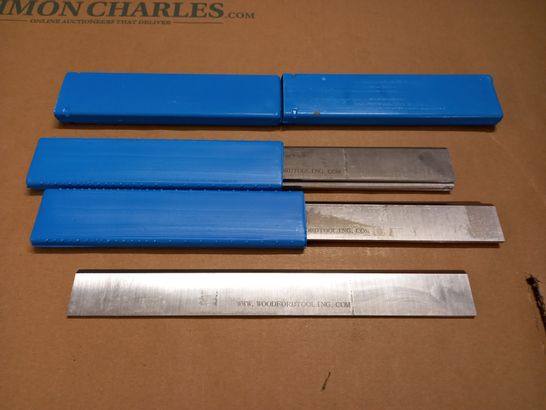 LOT OF 6 WOODFORD TOOLING PLANER BLADES 