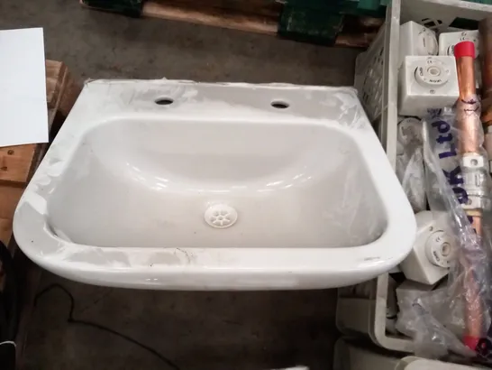 2 ASSORTED CERAMIC SINKS