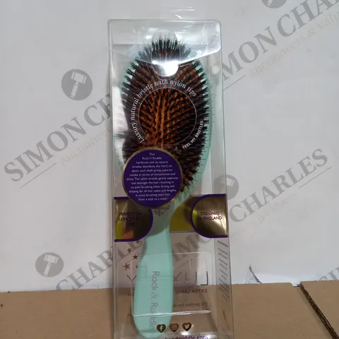 BOXED ROCK & RUDDLE LUXURY BRISTLE HAIR BRUSH