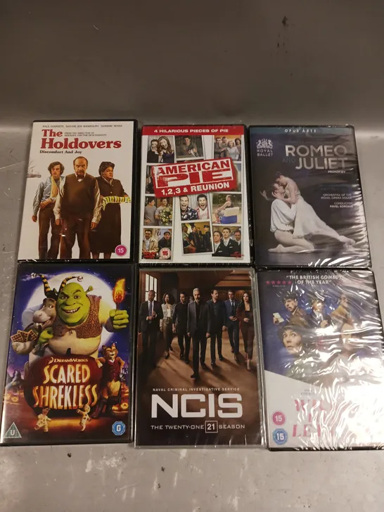 APPROXIMATELY 15 ASSORTED DVD FILMS & BOXSETS TO INCLUDE AMERICAN PIE, NCIS, THE HOLDOVERS ETC 