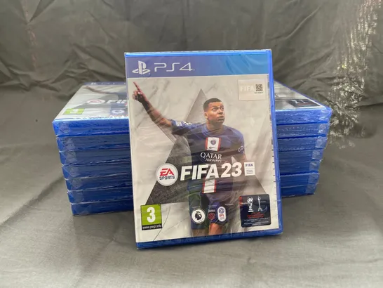 15 BRAND NEW CELLOPHANE WRAPPED COPIES OF FIFA 23 FOR PS4