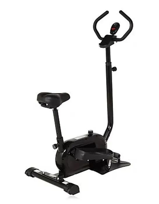 FITQUEST 2 IN 1 ELLIPTICAL STEPPER BLACK