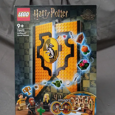 BOXED LEGO HARRY POTTER HUFFLEPUFF HOUSE BANNER 76412