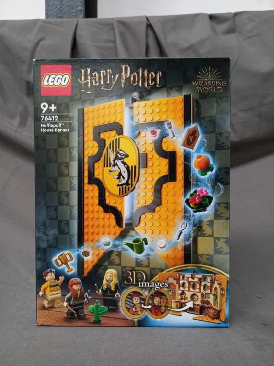 BOXED LEGO HARRY POTTER HUFFLEPUFF HOUSE BANNER 76412