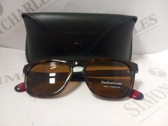 BOXED RALPH LAUREN POLO RECTANGULAR SUNGLASSES