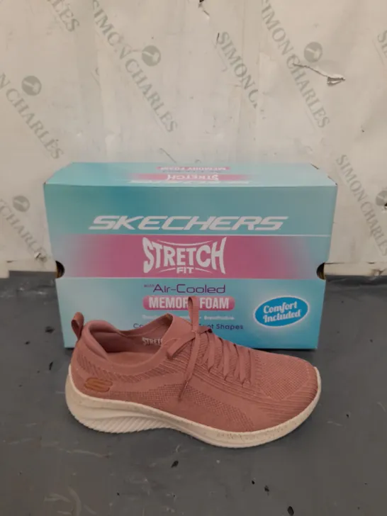 SKECHERS AIR COOLED MEMORY FOAM WOMENS 9 PINK TRAINERS  