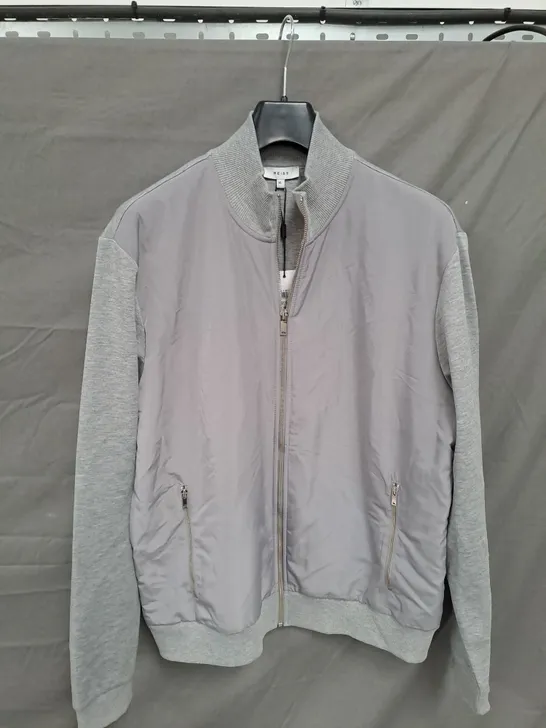 REISS SOFT GREY JACKET SIZE XL