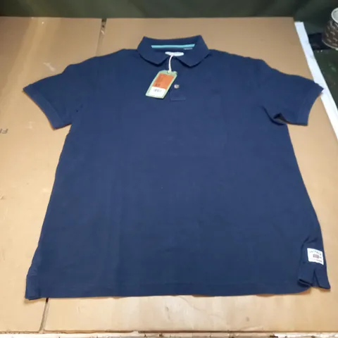 FATFACE SS-PIQUE POLO - NAVY, LARGE