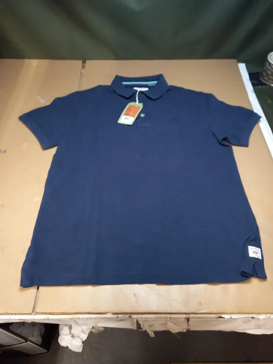 FATFACE SS-PIQUE POLO - NAVY, LARGE