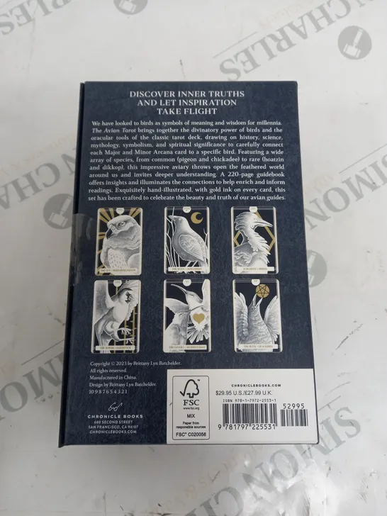 SEALED THE AVIAN TAROT 78 CARDS AND GUIDEBOOK