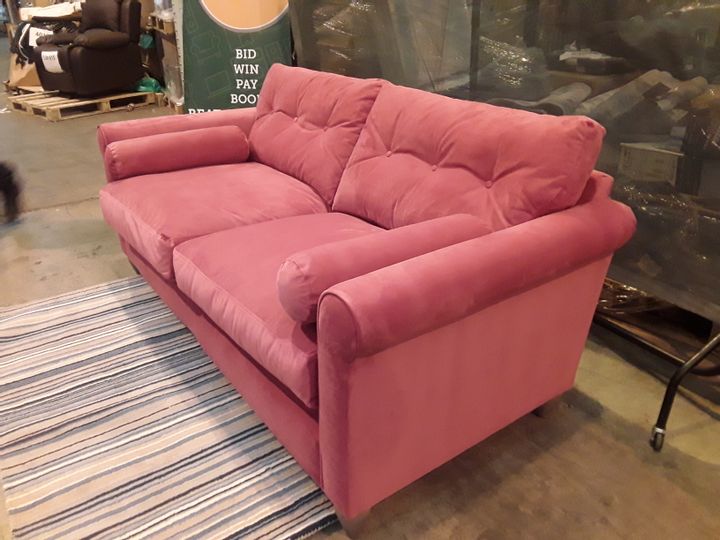 made pink sofa bed