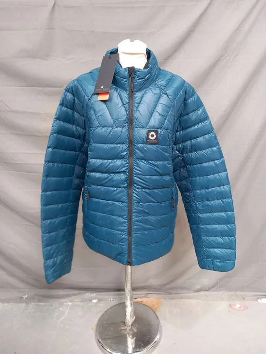 SHACKLETON HALLEY ULTRALIGHT DOWN JACKET MEN TEAL SIZE L