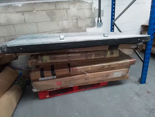 PALLET OF ASSORTED FLAT PACK BED PARTS