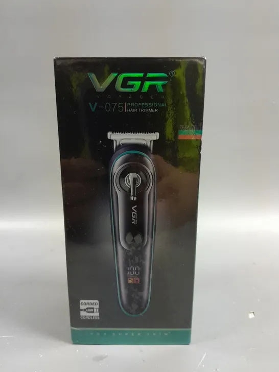 BOXED AND SEALED VGR - V-075 PROFESSIONAL HAIR TRIMMER