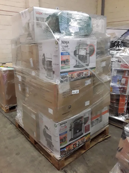 PALLET OF APPROXIMATELY 25 UNPROCESSED RAW RETURN HOUSEHOLD AND ELECTRICAL GOODS TO INCLUDE;