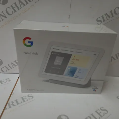 BRAND NEW BOXED GOOGLE NEST HUB 7" DISPLAY, 2ND GENERATION