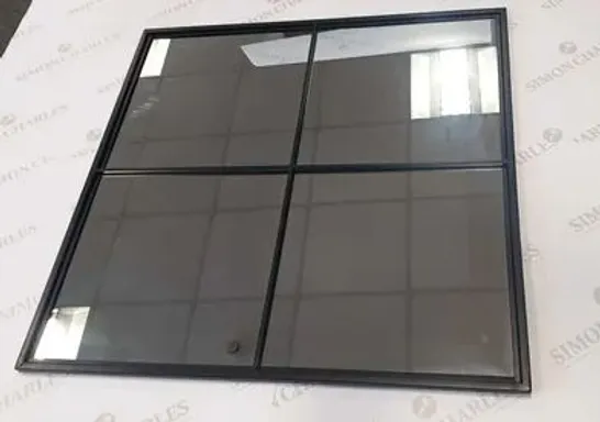 BRAND NEW BOXED MY HOME OUTDOOR WINDOWPANE STYLE GARDEN MIRROR