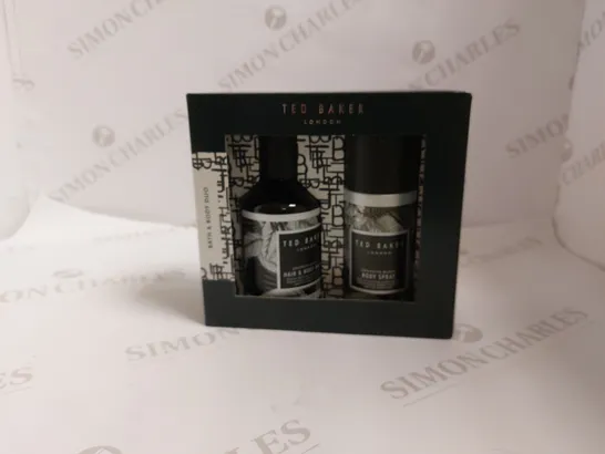 TED BAKER LONDON BATH AND BODY DUO SET 