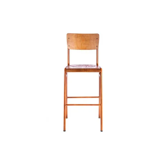 BOXED HORACE 66CM BAR STOOL - ORANGE