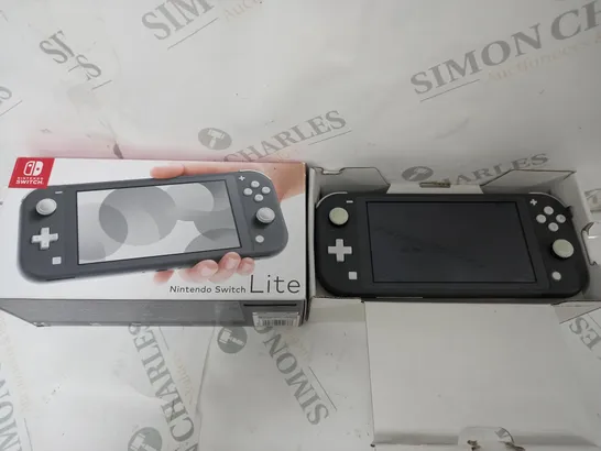BOXED NINTENDO SWITCH LITE IN GREY