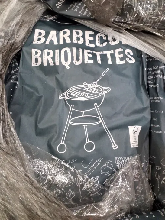 PALLET CONTAINING APPROXIMATELY 50 BAGS OF BARBECUE BRIQUETTES 