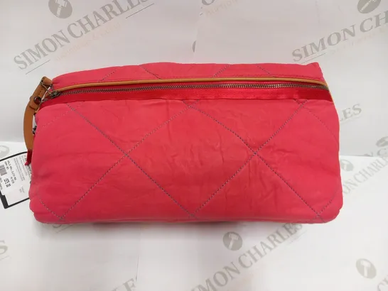 LANVIN AMALIA POPY RED SMALL CLUTCH BAG 