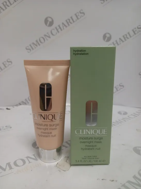 BOXED CLINIQUE MOISTURE SURGE OVERNIGHT MASK - 100ML