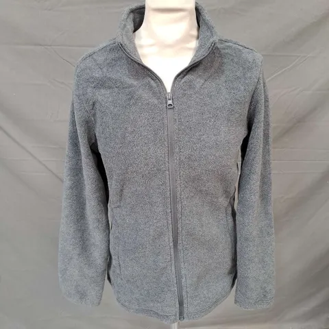 33,000FT ZIP UP FLEECE IN GREY SIZE 10