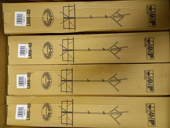 LOT OF APPROXIMATELY 16 BRAND NEW LAWRENCE SMALL MUSIC STANDS