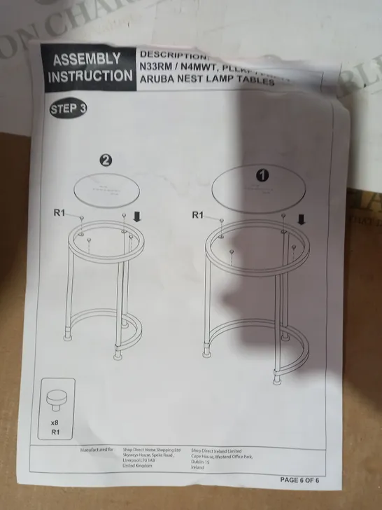 ARUBA NEST LAMP TABLES